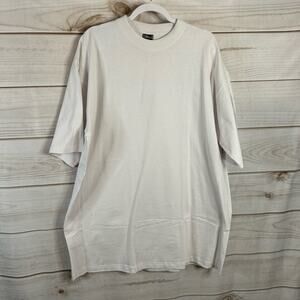 Lina U.S.A White Short Sleeve T-Shirt Size 4XL